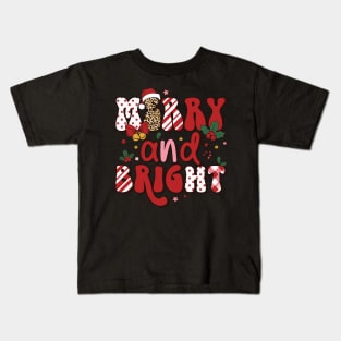 merry and bright Kids T-Shirt